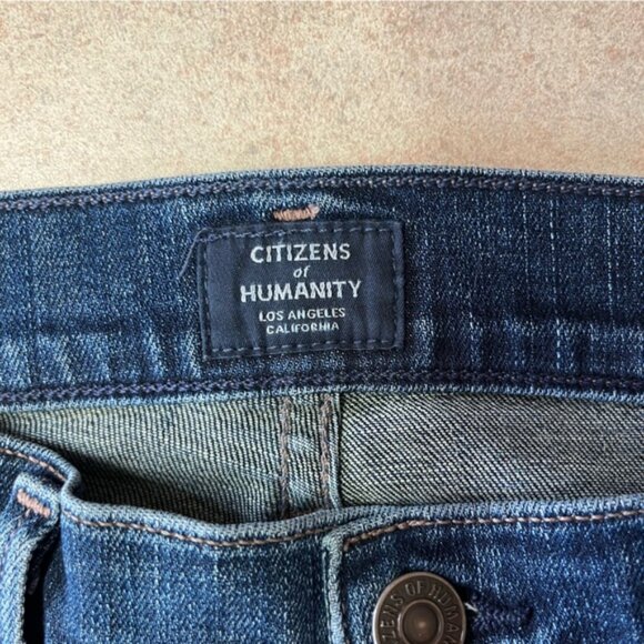 Citizens Of Humanity Rocket High Rise Dark Wash Skinny Denim Jeans - Picture 7 of 14